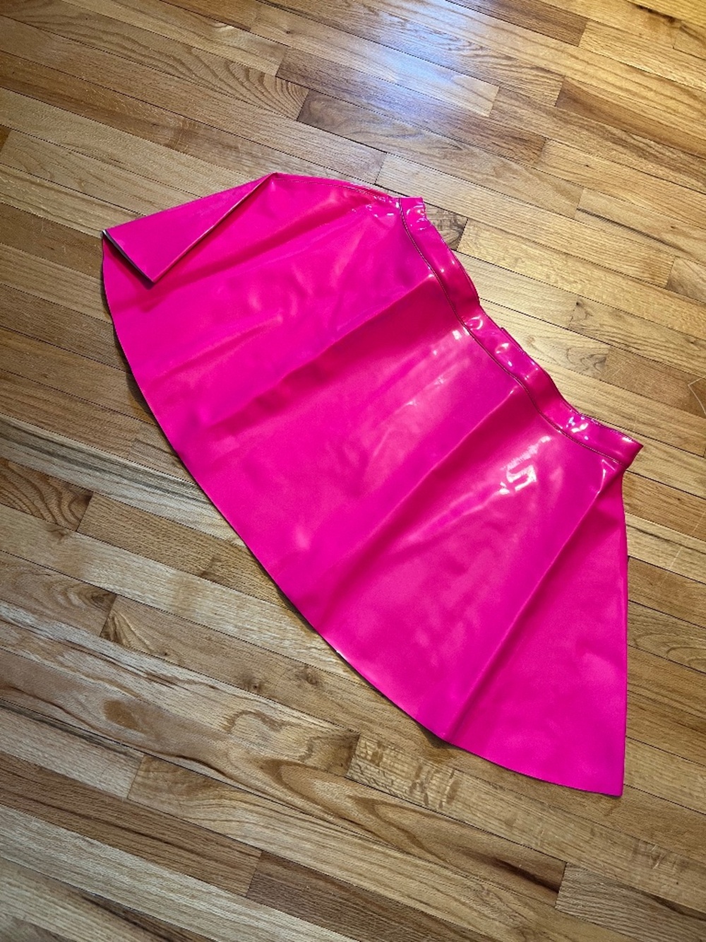 Daisy Corsets Hot Pink Vinyl Mini Skirt